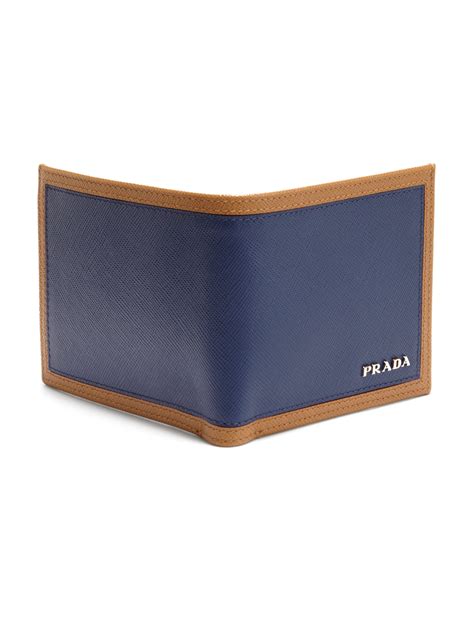 compact wallet prada|Prada billfold wallet.